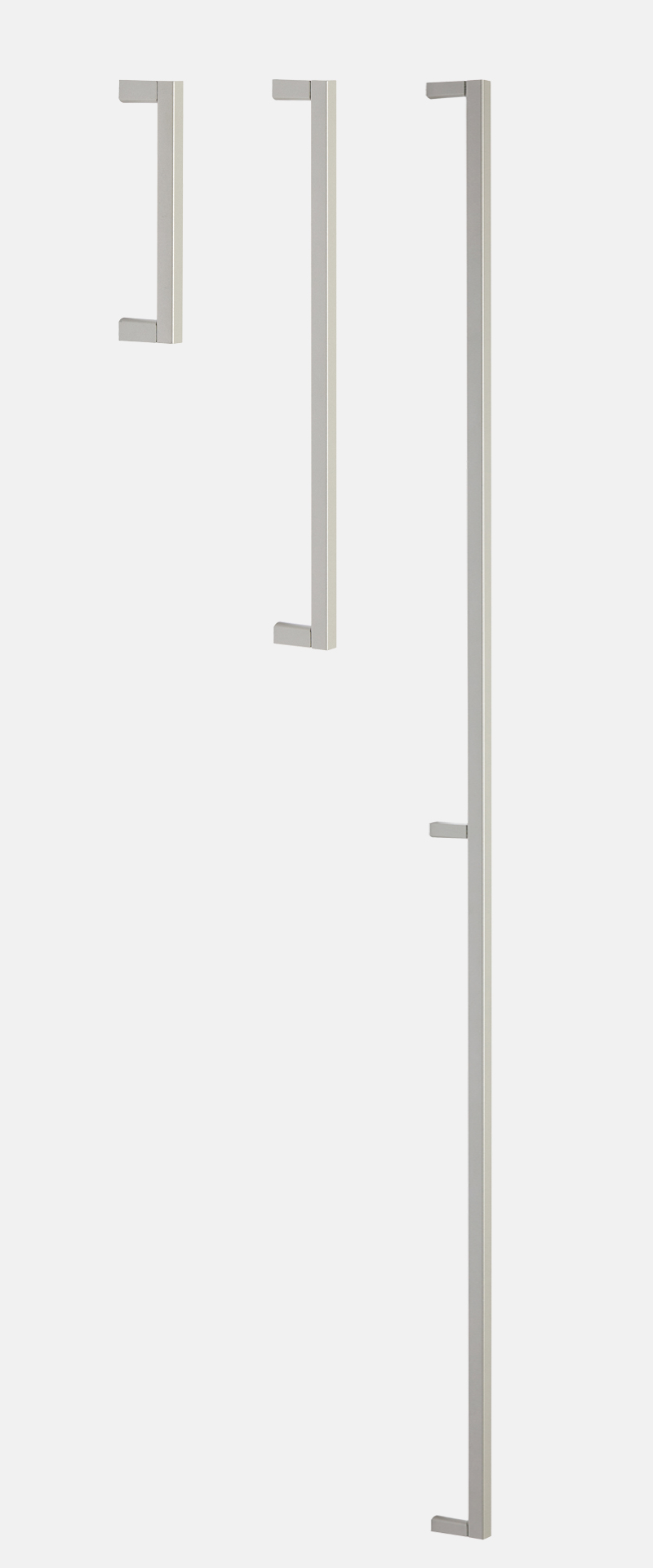 Griff N1 Metallbügelgriff, silber gepulvert, Bohrabstand 128 oder 320 mm oder 1152 mm