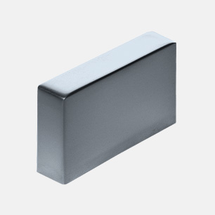 Blockgriff L2 anthrazit gepulvert, Bohrabstand 32 mm