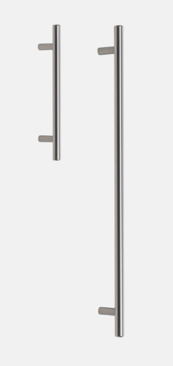 Griff P Relinggriff, Edelstahl, Bohrabstand 128 mm oder 320 mm