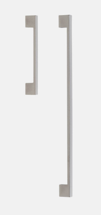 Griffe Type R1Metallbügelgriff, nickel matt, Bohrabstand 128 oder 320 mm