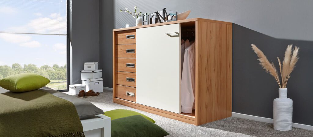 Schiebetürenkommode BASIC