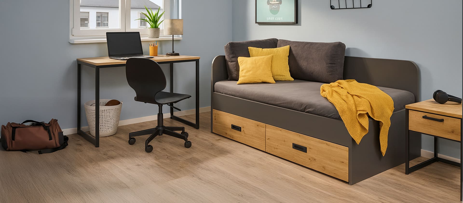 Combi Box Umbaubett mit zwei Bettkästen