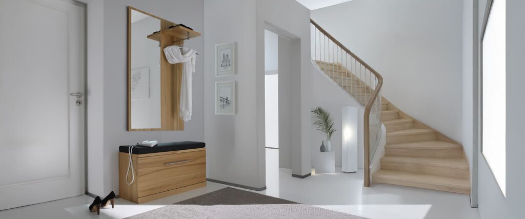 Garderobe Schlueter mit Spiegel, Garderobe und Sitzschrank