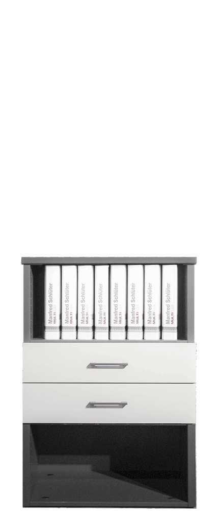 Büromöbelschrank 3 Ordnerhoehen breite Variante