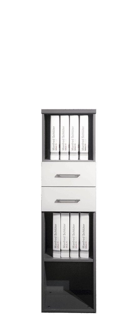 Büromöbelschrank 4 ordnerhoehen schmale Variante