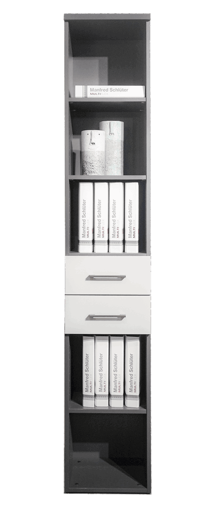 Büromöbelschrank 6 ordnerhoehen schmale Variante