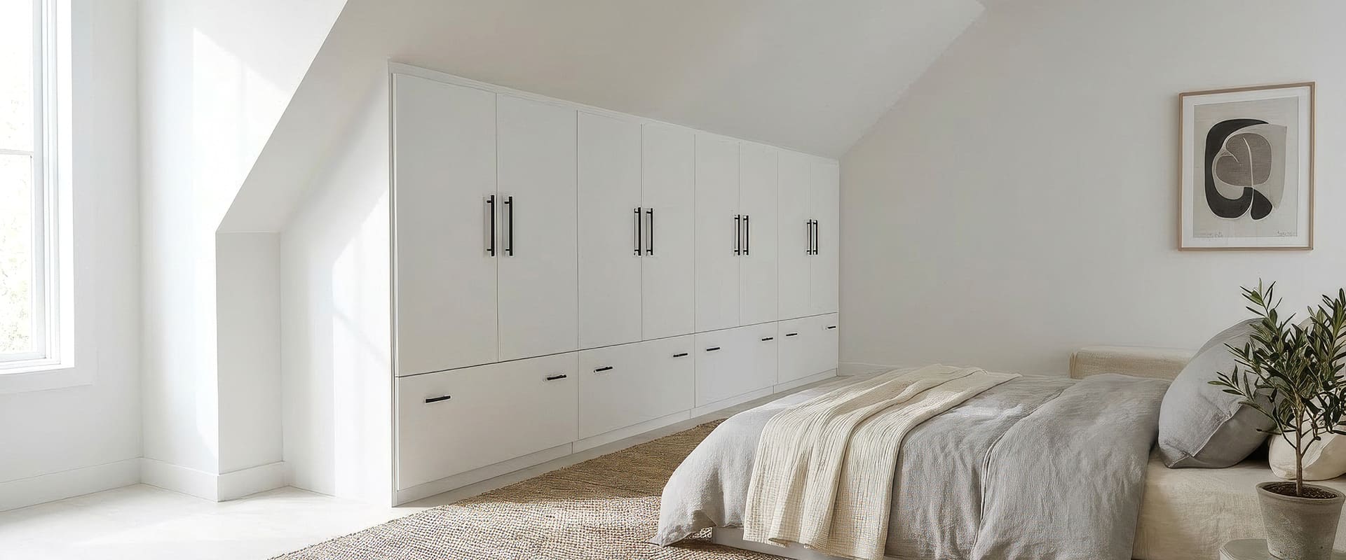 Dachschräge - Abschrägung nach hinten