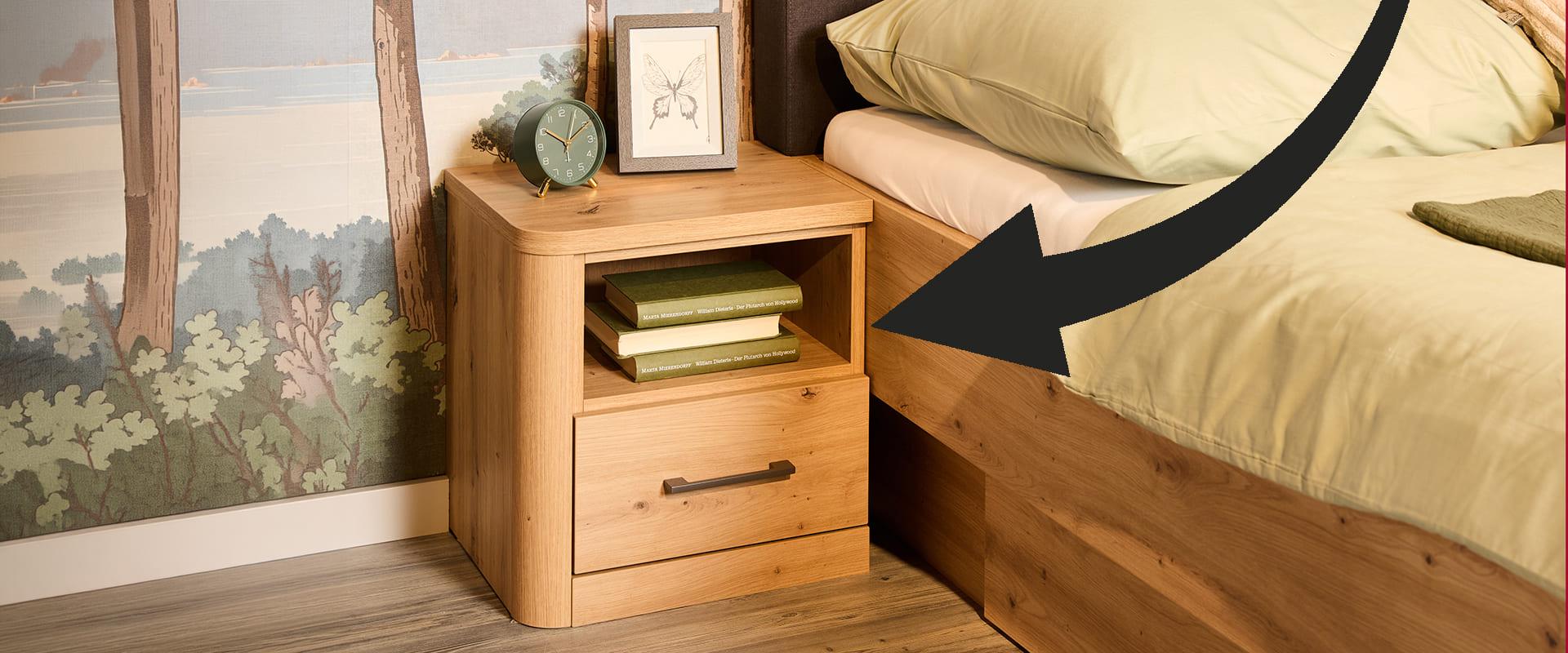 Nachtkonsole passend zum Bett COMFORT Nachtkonsole passend zum Bett COMFORT